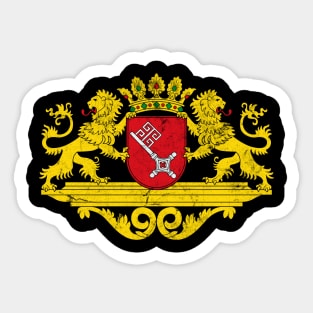 Bremen, Germany - Vintage Style Coat of Arms Sticker